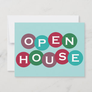 Holiday Open House custom invitation