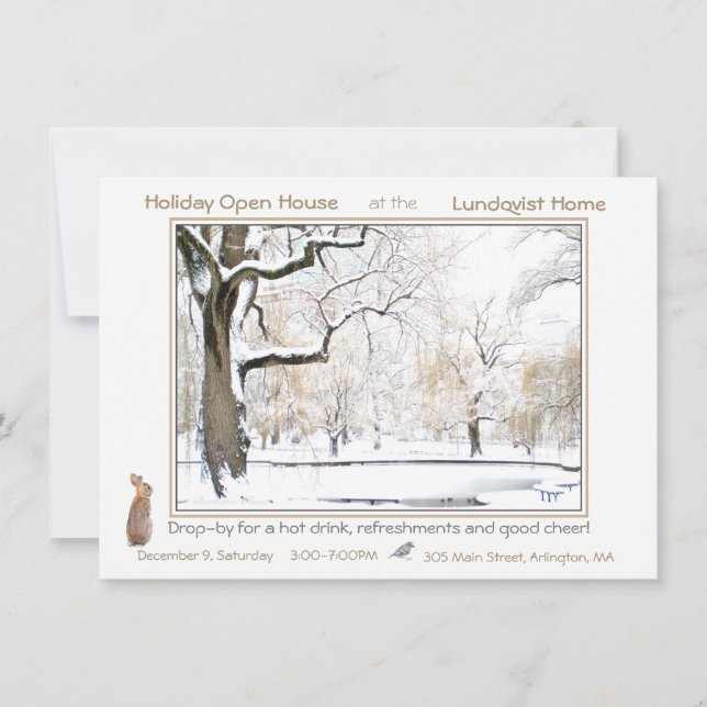 Holiday Open House: invitation (Front)