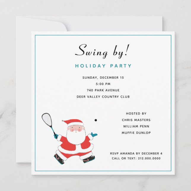 Holiday Open House  Invitation (Front)