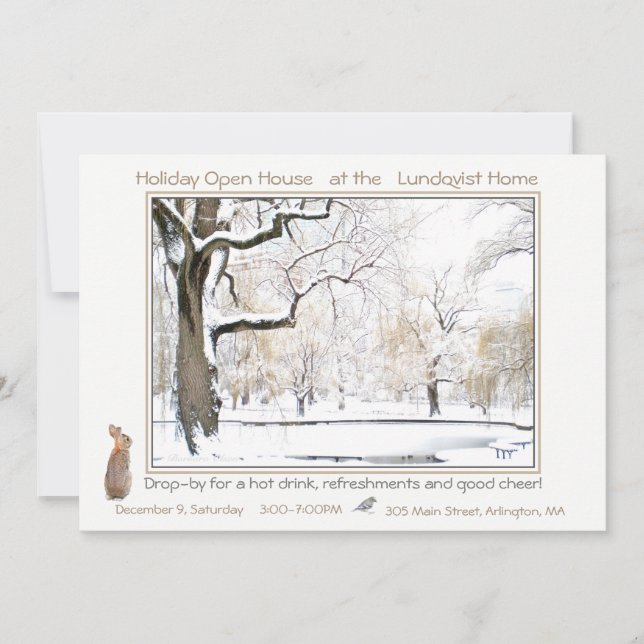 Holiday Open House: invitation/card Invitation (Front)