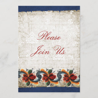 Holiday Open House Rosemaling Invitation