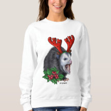 Holiday opossum - sweatshirt