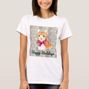 Holiday Orange Tabby T-Shirt