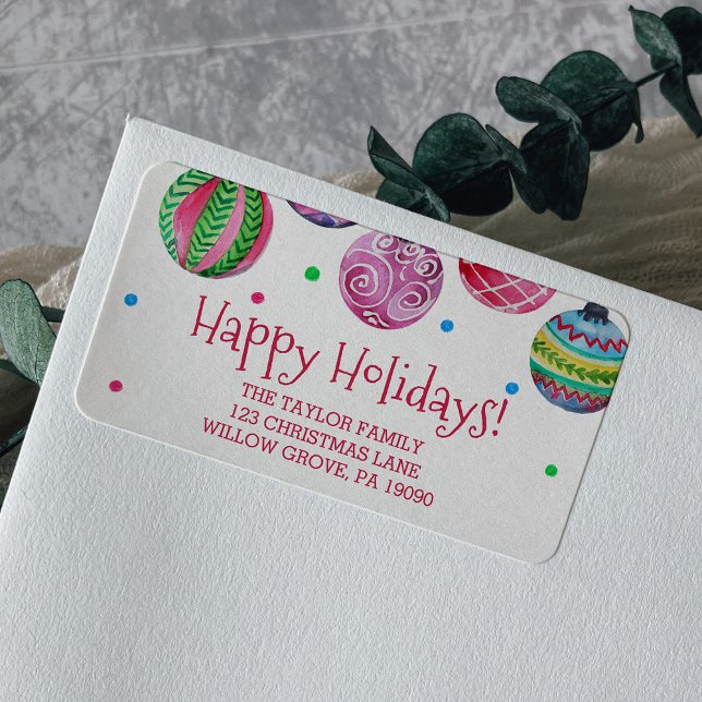 Holiday Ornament Christmas Label (Creator Uploaded)