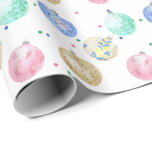 Holiday Ornament Christmas Wrapping Paper