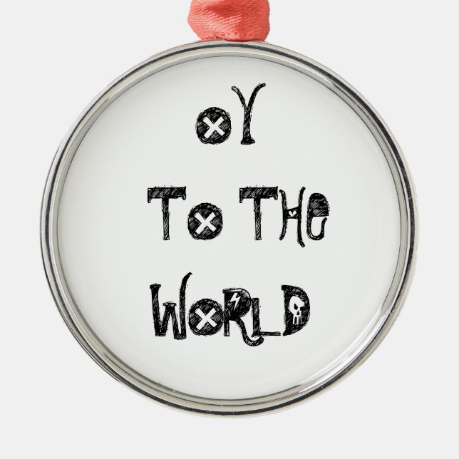 HOLIDAY ORNAMENT OY TO THE WORLD (Front)