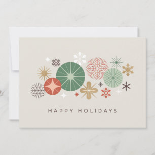 Holiday Ornaments and Stars Card