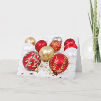 Holiday Ornaments Card