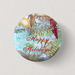 Holiday Ornaments in the Light 3 Cm Round Badge