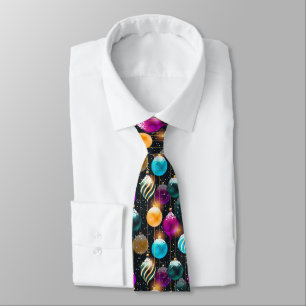 Holiday Ornaments Tie
