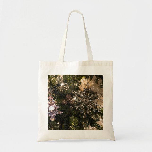 Holiday Ornaments Tote Bag (Front)