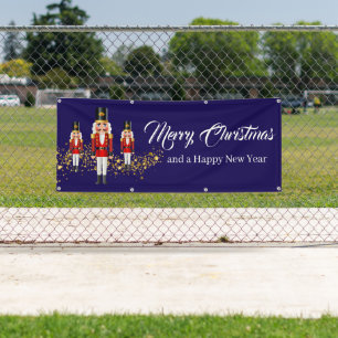 Holiday Outdoor Banner Nutcracker