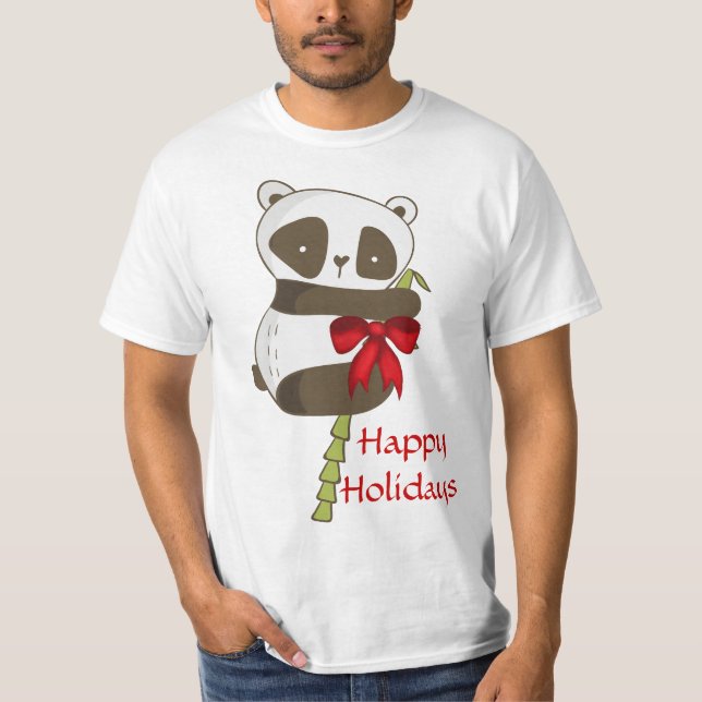 Holiday Panda T-Shirt (Front)