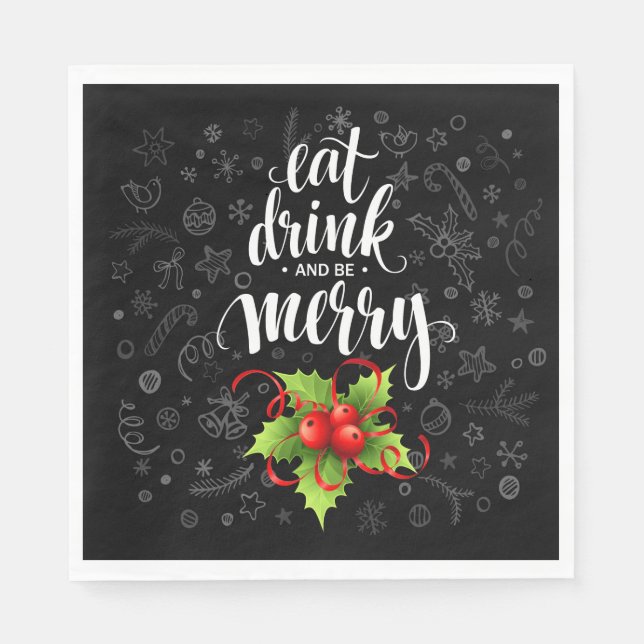 Holiday Paper Napkins (Front)