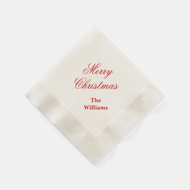 Holiday Paper Napkins (Corner)