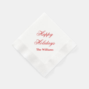 Holiday Paper Napkins