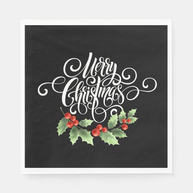 Holiday Paper Napkins (Front)