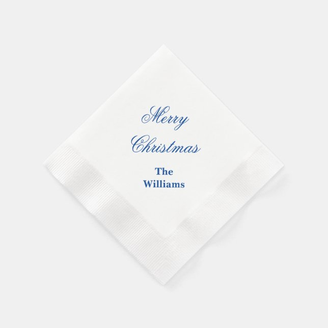 Holiday Paper Napkins (Corner)