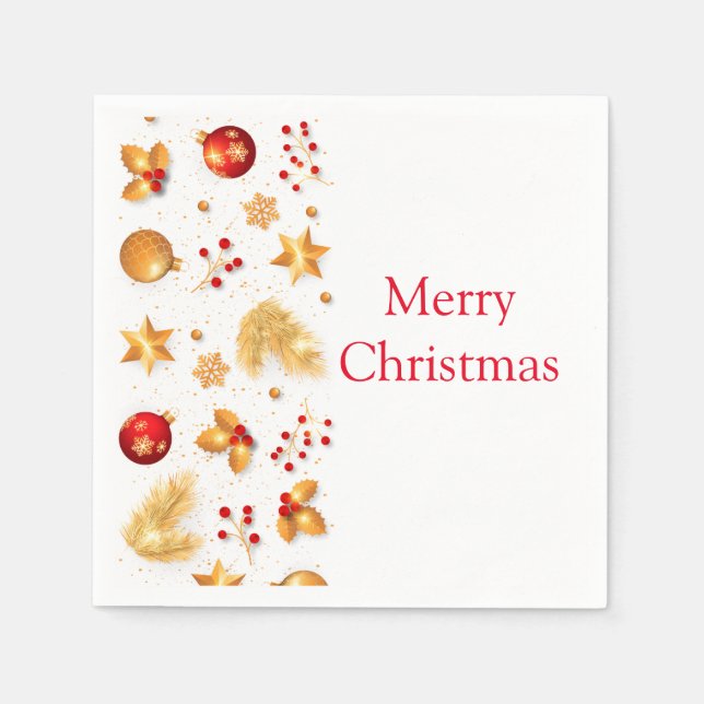 Holiday Paper Napkins (Front)