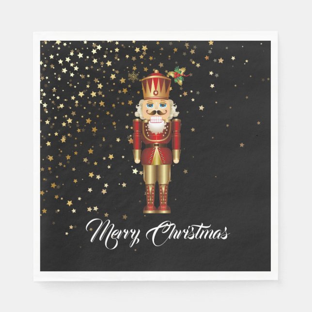Holiday Paper Napkins-Nutcracker Napkin (Front)