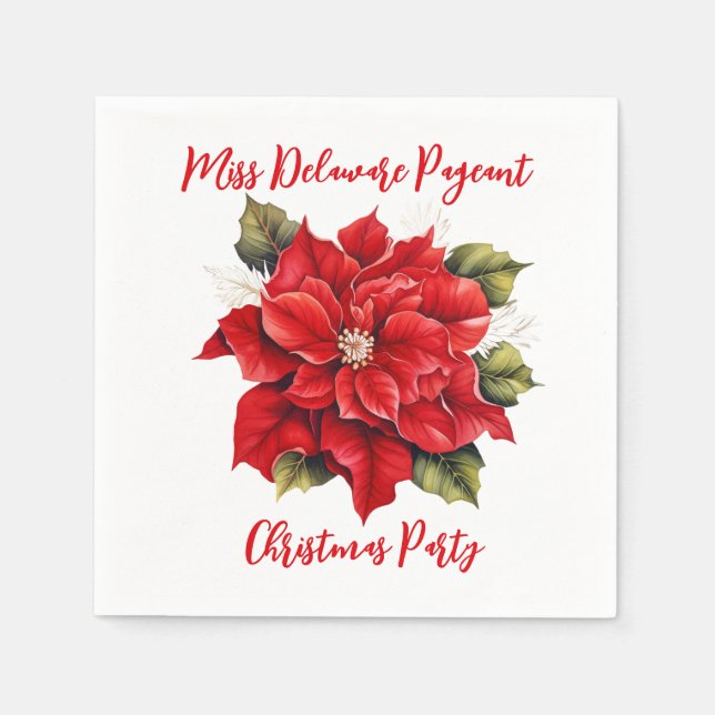 Holiday Paper Napkins Pageant (Front)