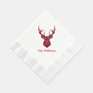 Holiday Paper Napkins-Stag Napkin