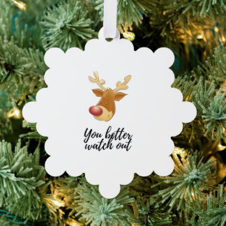 Holiday Paper Ornarment Tree Decoration Card