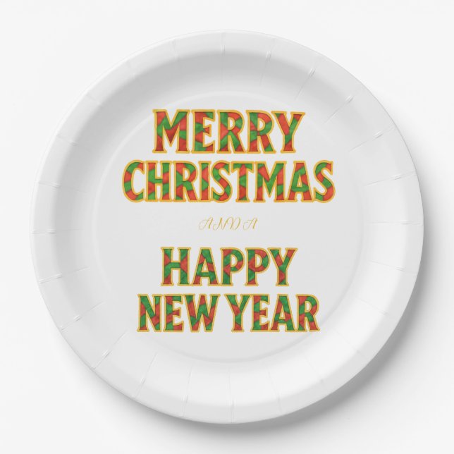 Holiday Paper Plate (Front)