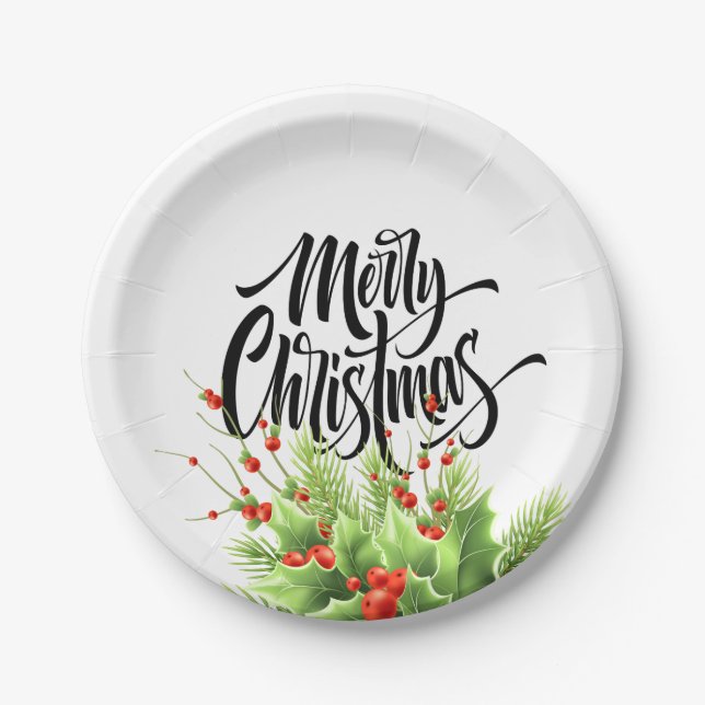 Holiday Paper Plates (Front)