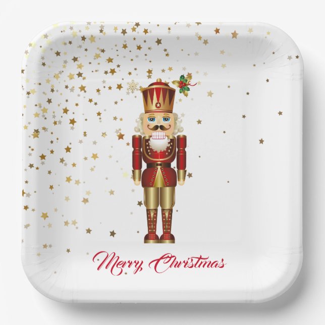 Holiday Paper Plates-Nutcracker Plate (Front)