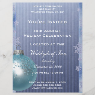 Holiday Party Flyer