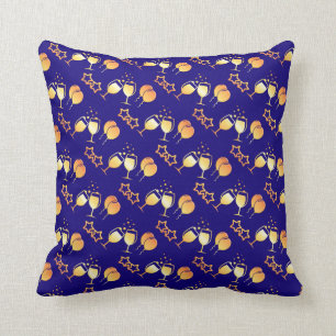 holiday party pattern cushion