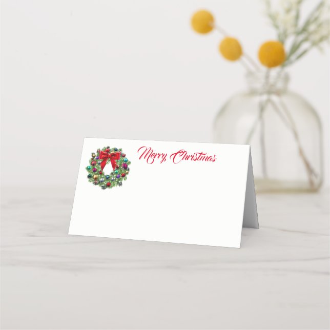 Holiday Party Place Card (Front)