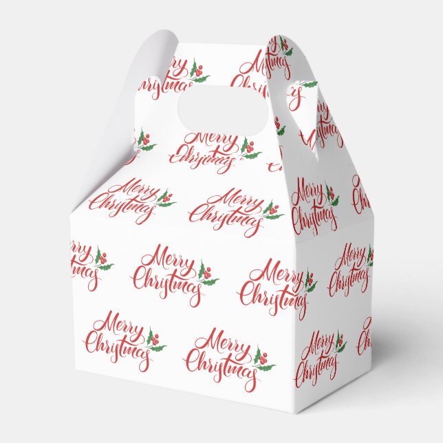 Holiday Party Treat Box (Front Side)