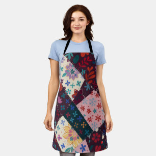 Holiday Patchwork Apron