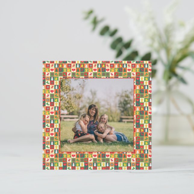 Holiday Pattern Photo (Standing Front)