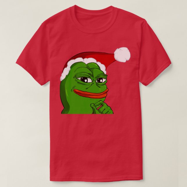 Holiday Pepe  T-Shirt (Design Front)