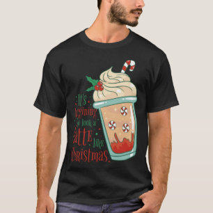 Holiday Peppermint Candy Cane Coffee Graphic Tees