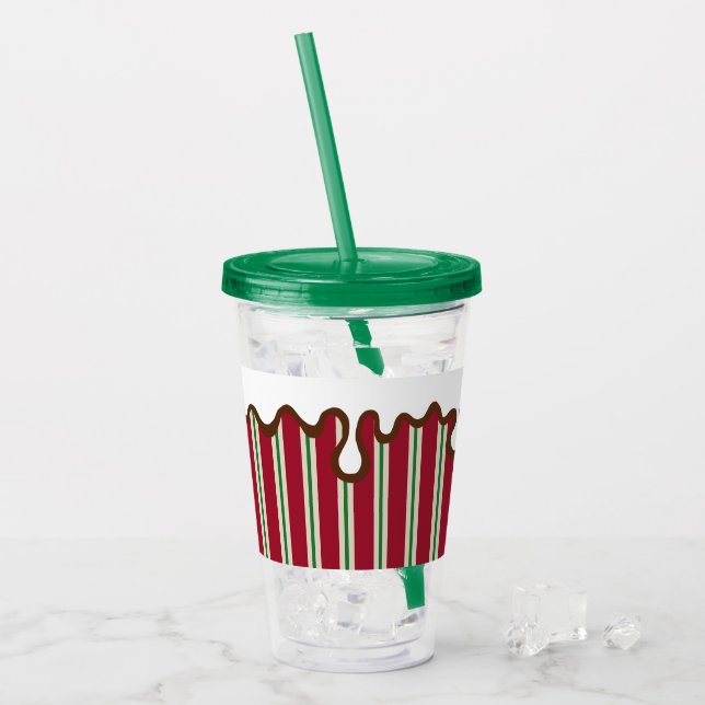 Holiday Peppermint Tumbler (Front Ice)