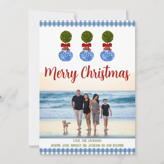 Holiday Photo Card  (Front)