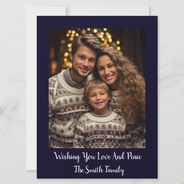 Holiday Photo Card (Front)