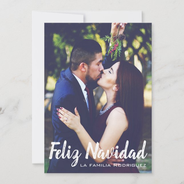 Holiday Photo Card - Feliz Navidad (Front)