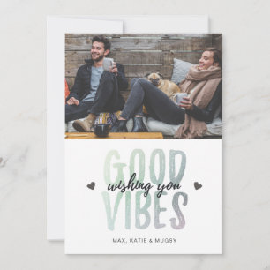 Holiday Photo Card   GOOD VIBES