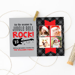 Holiday Photo Card Jingle Bell Rock Theme