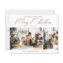Holiday Photo Card | Modern Christmas