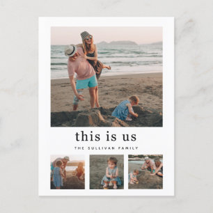 Holiday Photo Collage This is Us Postcard