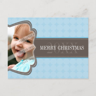 HOLIDAY PHOTO POSTCARD :: decorativeband 1L