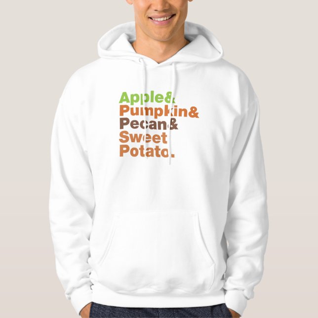 Holiday Pies ~ Festive Xmas Thanksgiving Christmas Hoodie (Front)