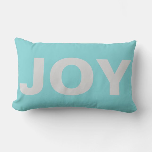 Holiday Pillow-JOY Lumbar Cushion (Front)