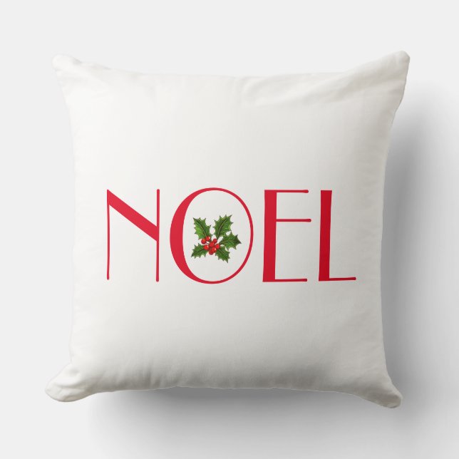 Holiday Pillow-Noel Cushion (Front)